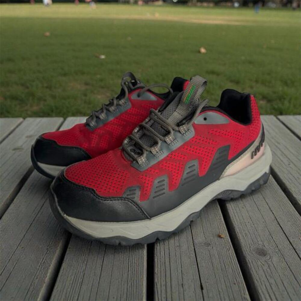 HYTEST Powerhaul Men's Nano Toe EH Slip Resistant Low Athletic Work Shoes